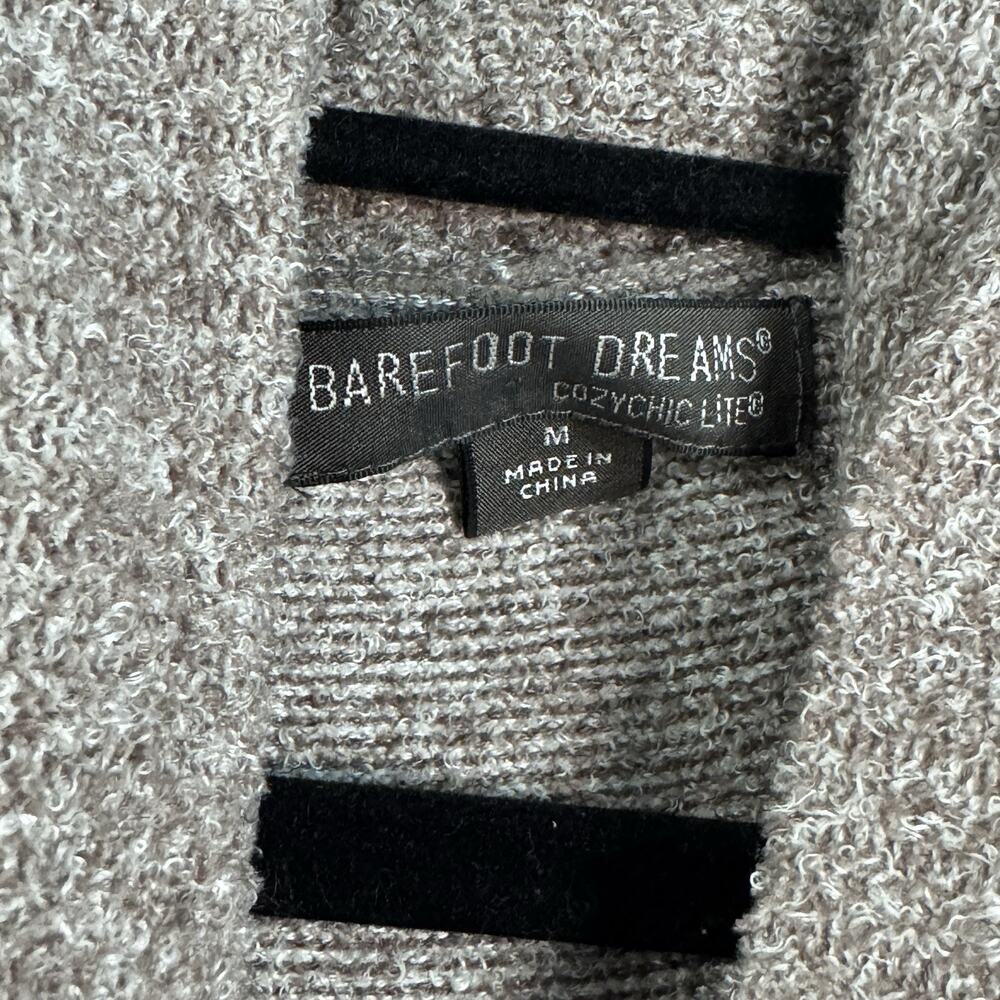 Barefoot Dreams CozyChic Lite Womens Brown Ultra Soft Open Front Cardigan M - Picture 4 of 7